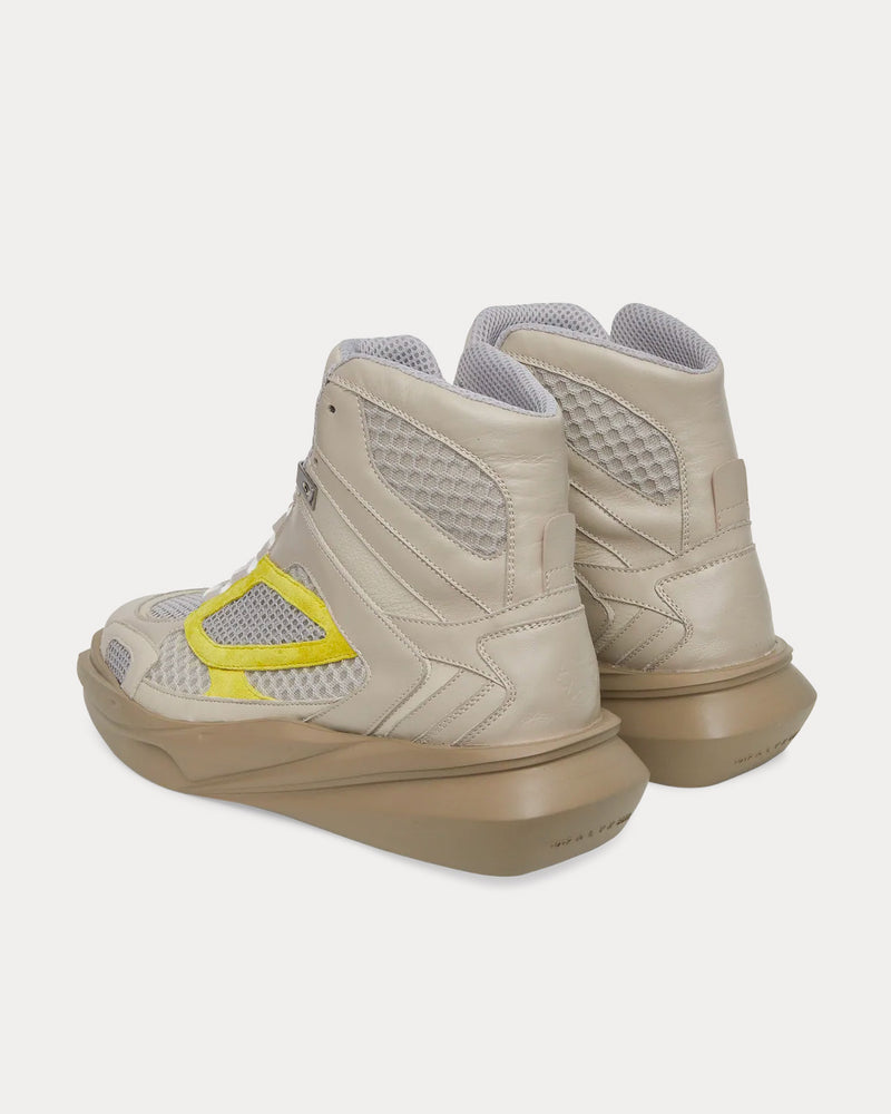 1017 ALYX 9SM Mono Hiking Sand / Yellow High Top Sneakers - 3