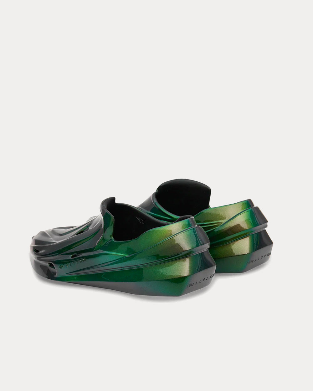 1017 ALYX 9SM Mono Calabrone Green Slip Ons - 3