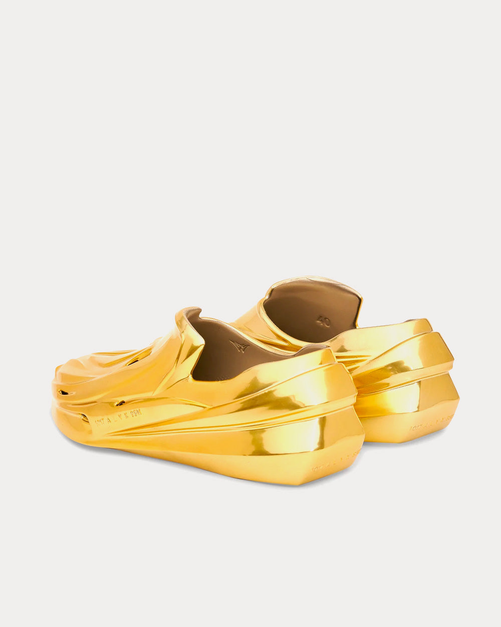 1017 ALYX 9SM Mono Gold Slip Ons - 3