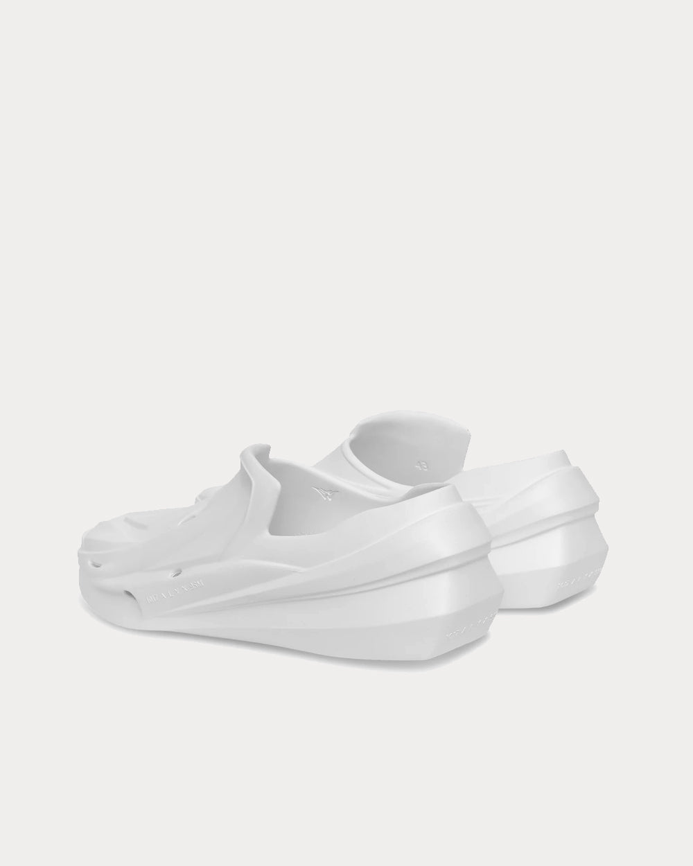 1017 ALYX 9SM Mono White Slip On Sneakers - 3