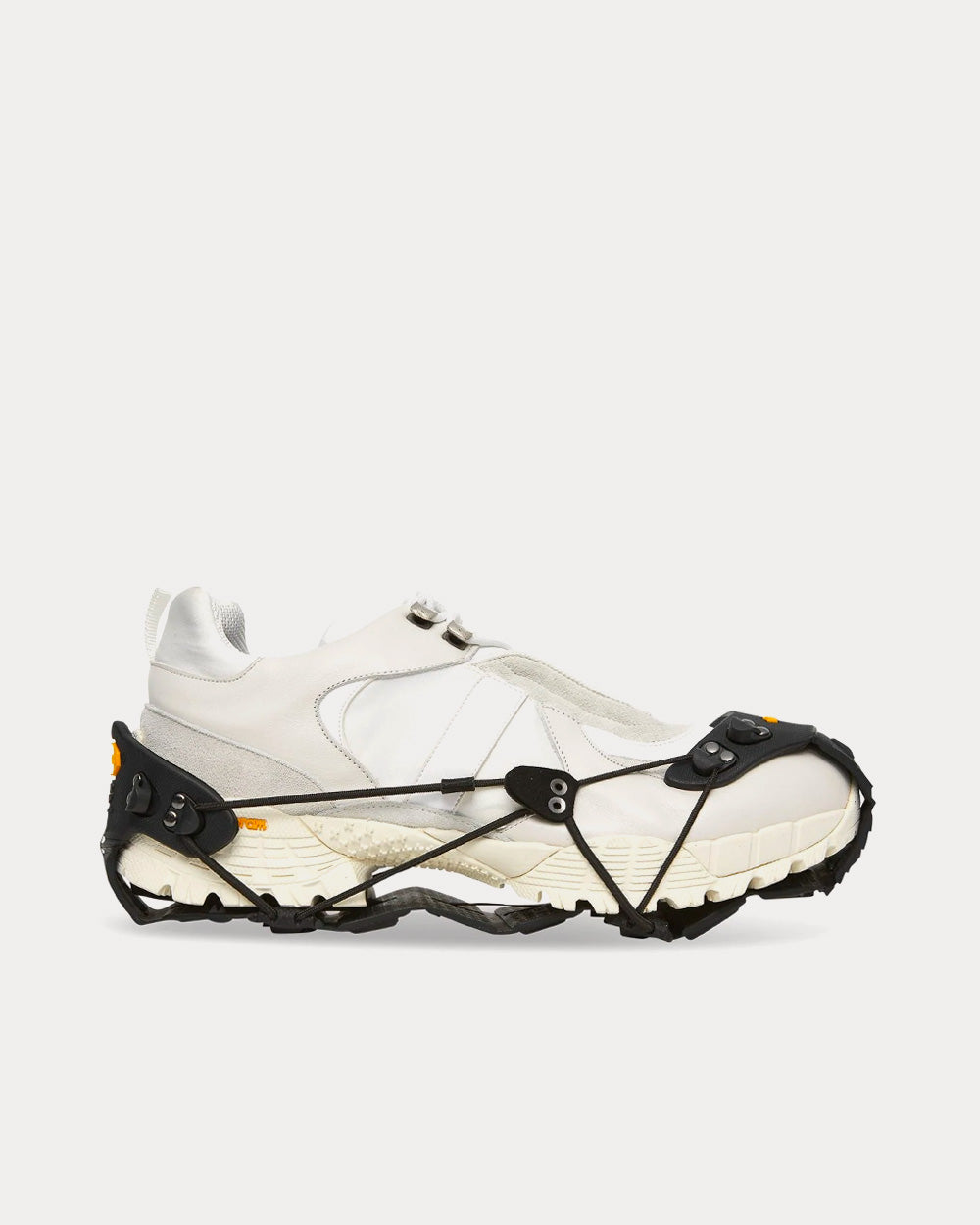 Hiking Boot With Vibram Sole White Low Top Sneakers