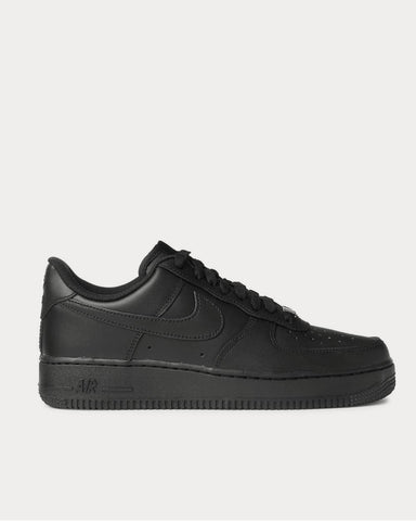 Nike Air Force 1 '07 Leather  Black low top sneakers