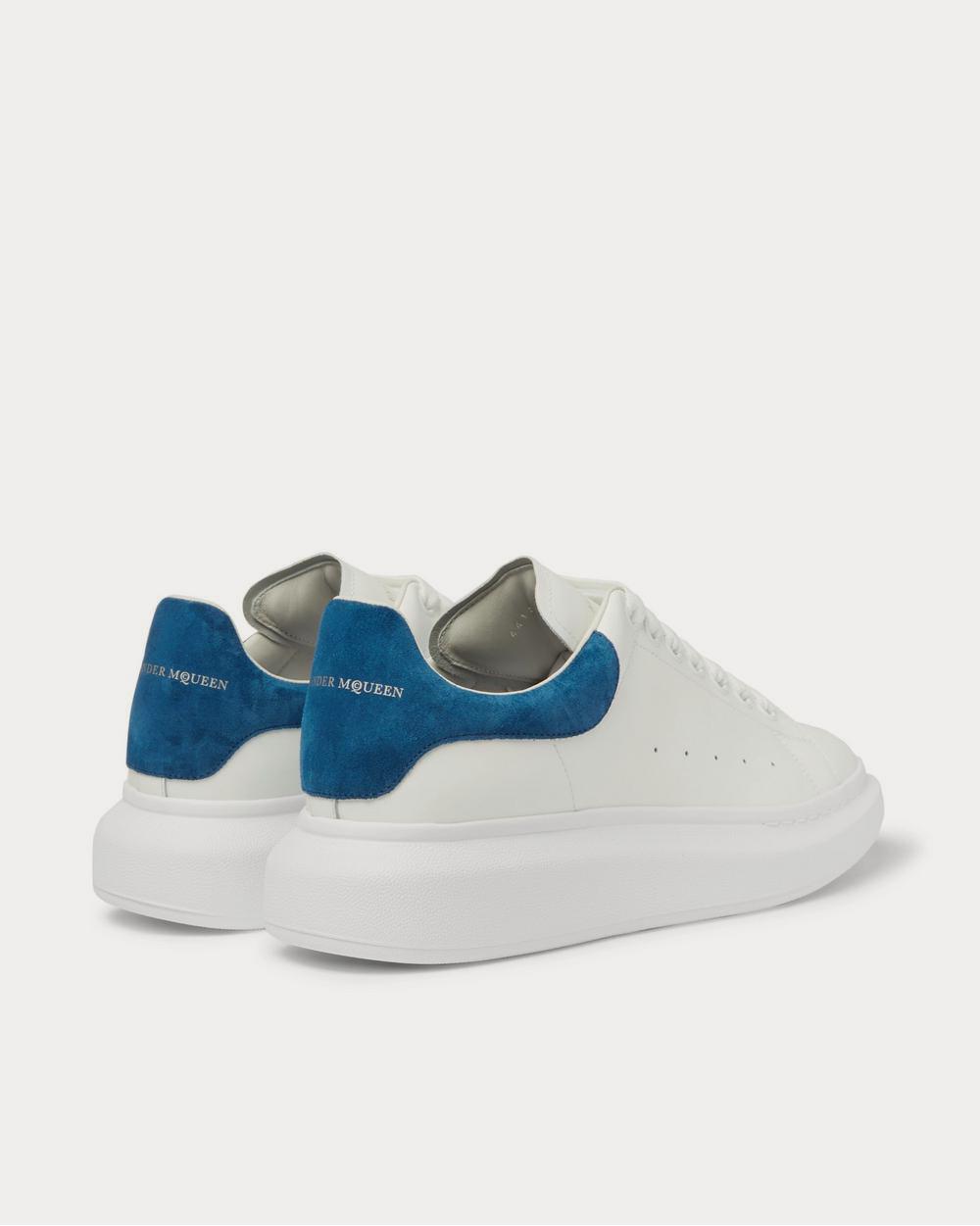 Alexander McQueen Exaggerated-Sole Leather  White low top sneakers - 4