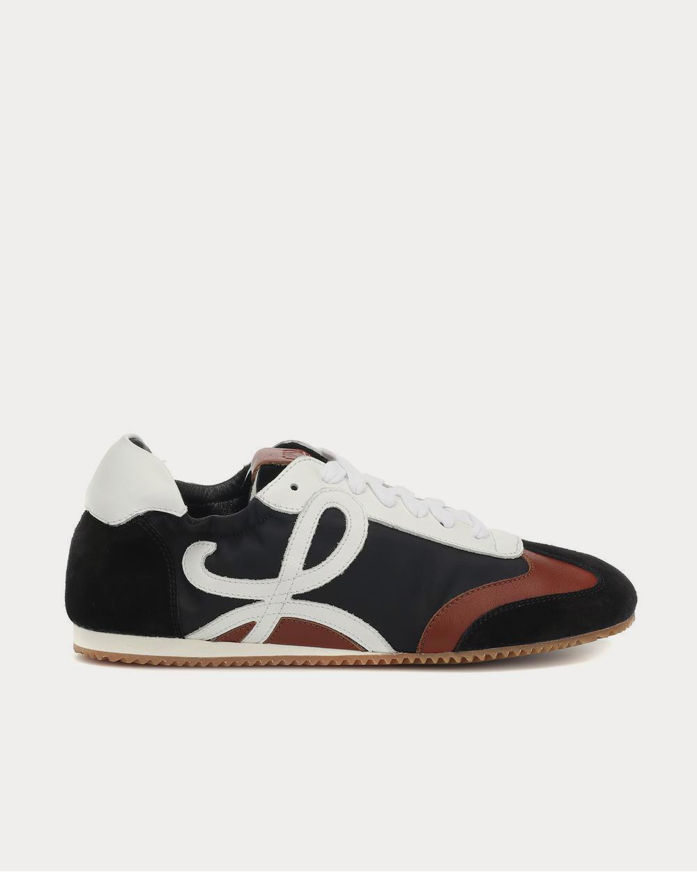 Loewe Ballet Runner nylon and leather Black Low Top Sneakers - 1