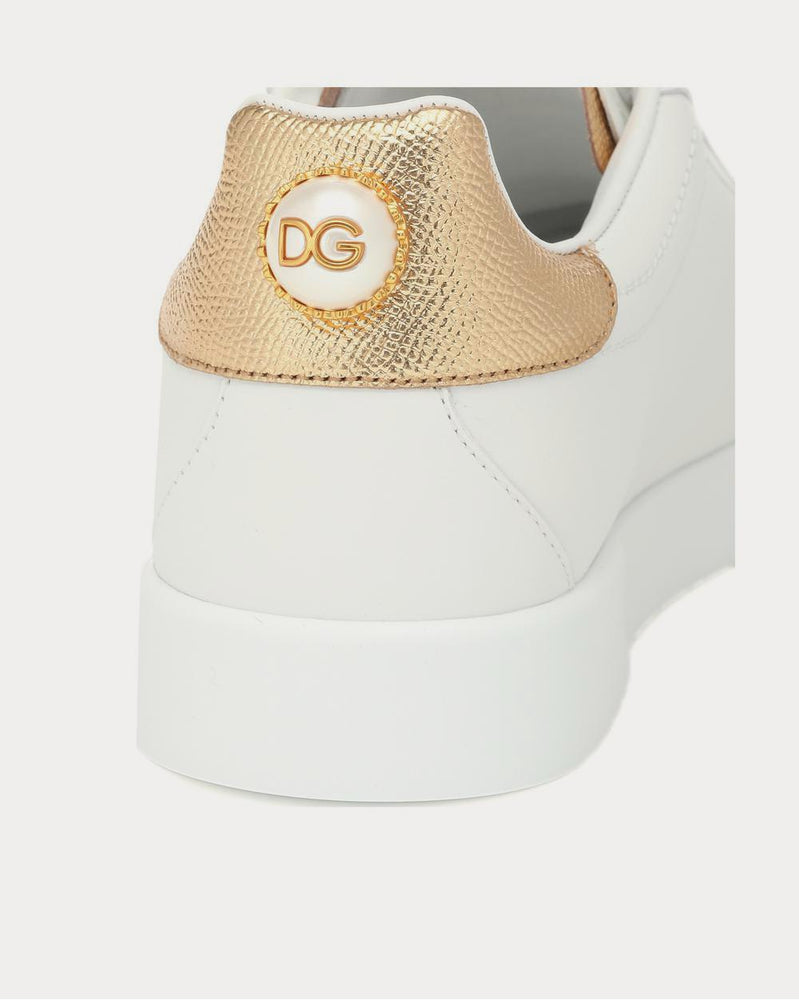 Dolce & Gabbana Portofino leather White Low Top Sneakers - 4