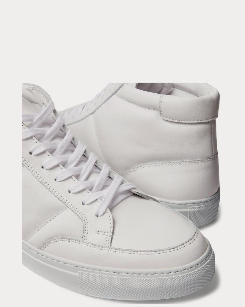 Officine Générale Danny Leather High-Top  White high top sneakers - 4