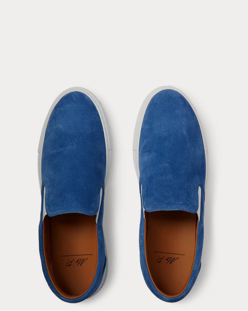 Mr P. Larry Suede Slip-On  Blue low top sneakers - 6