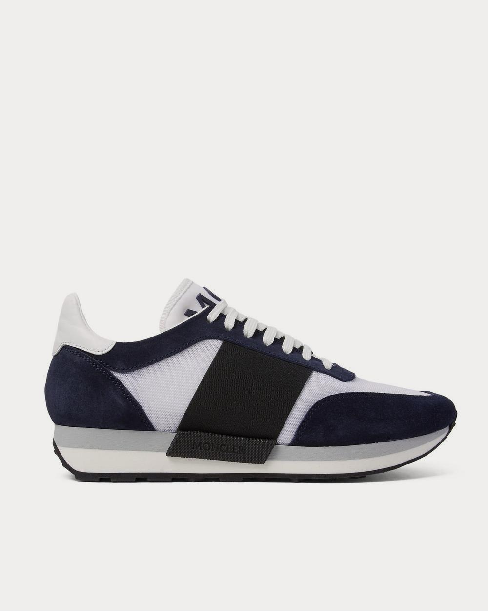 Moncler Horace Suede and Mesh  Navy low top sneakers - 1