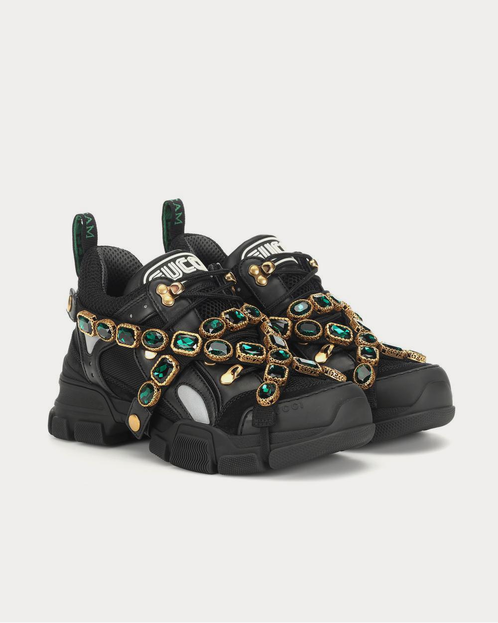 Gucci Flashtrek embellished Black Low Top Sneakers Sneak in Peace