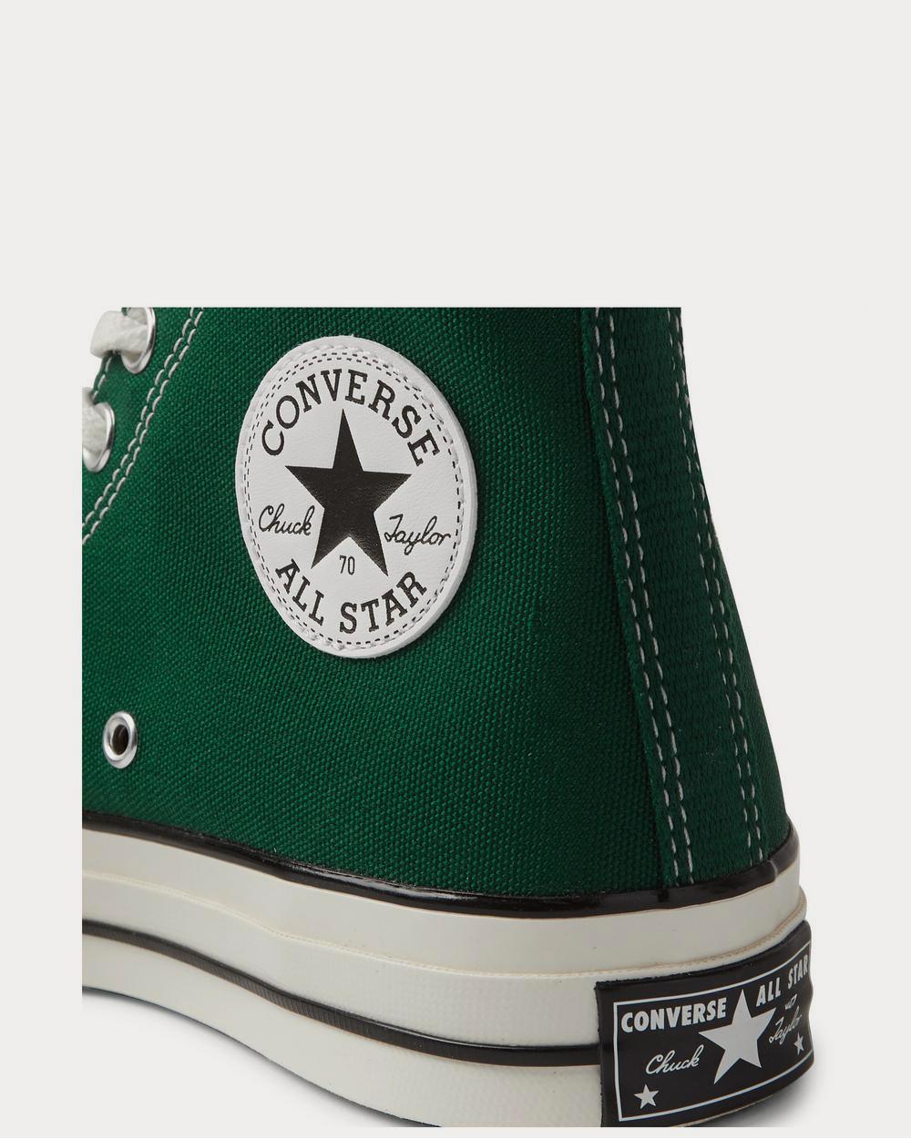 Converse Chuck 70 Canvas  Green high top sneakers - 4