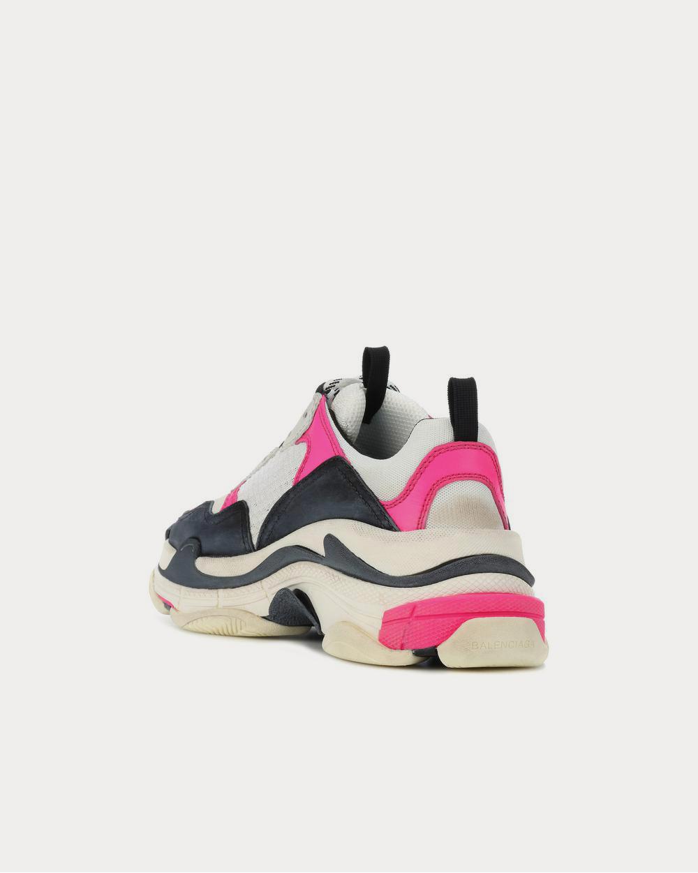 Balenciaga Triple S Rose Fluo Low Top Sneakers - 3