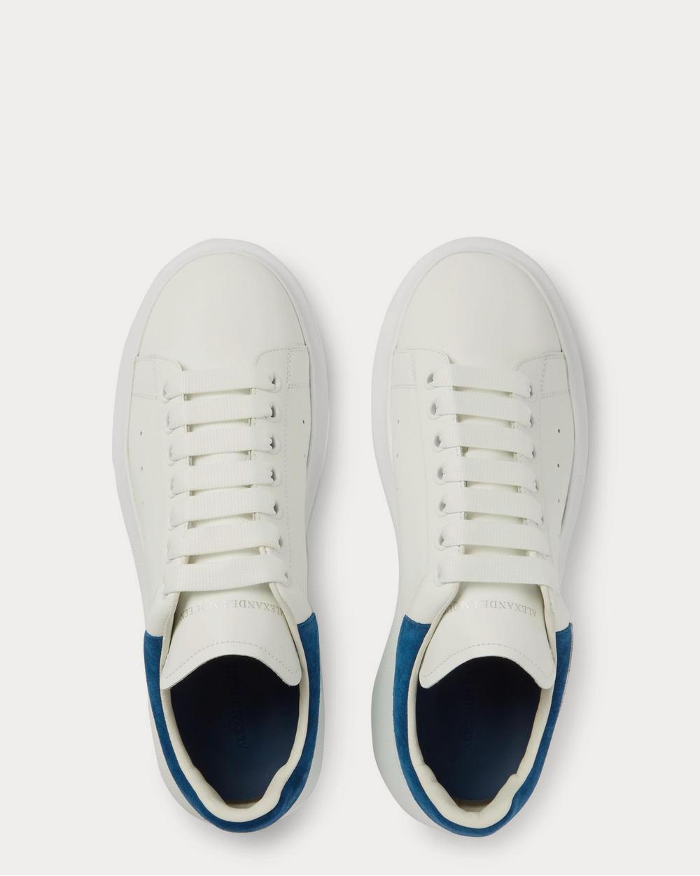 Alexander McQueen Exaggerated-Sole Leather  White low top sneakers - 6