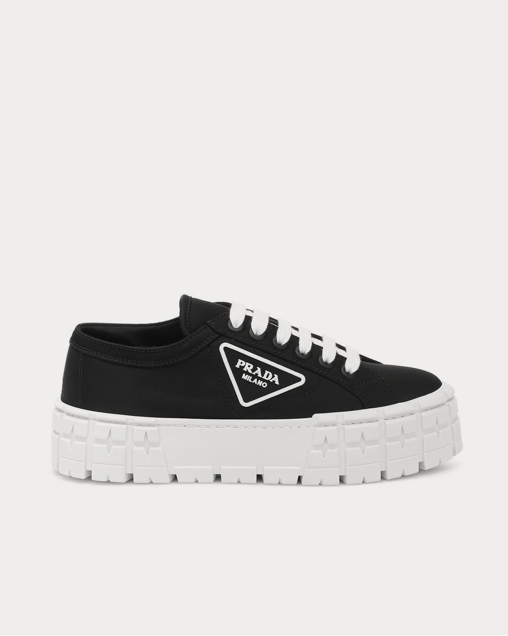 Prada Wheel canvas platform Nero  Low Top Sneakers - 1