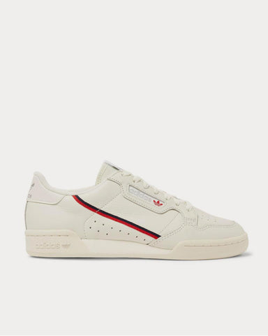 Adidas Continental 80 Grosgrain-Trimmed Leather  Off-white low top sneakers