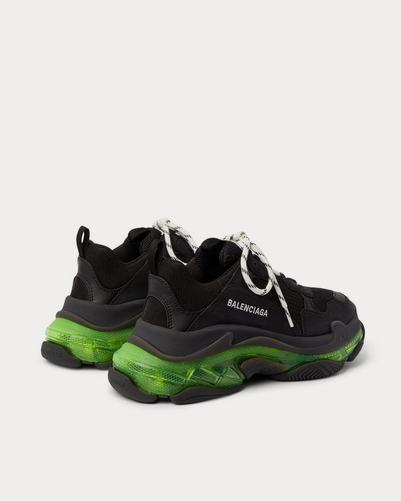 Balenciaga Triple S Clear Sole Mesh Black low top sneakers - Sneak