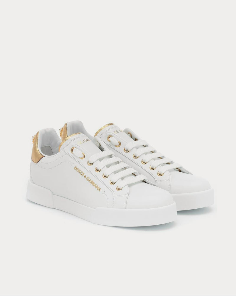 Dolce & Gabbana Portofino leather White Low Top Sneakers - 2