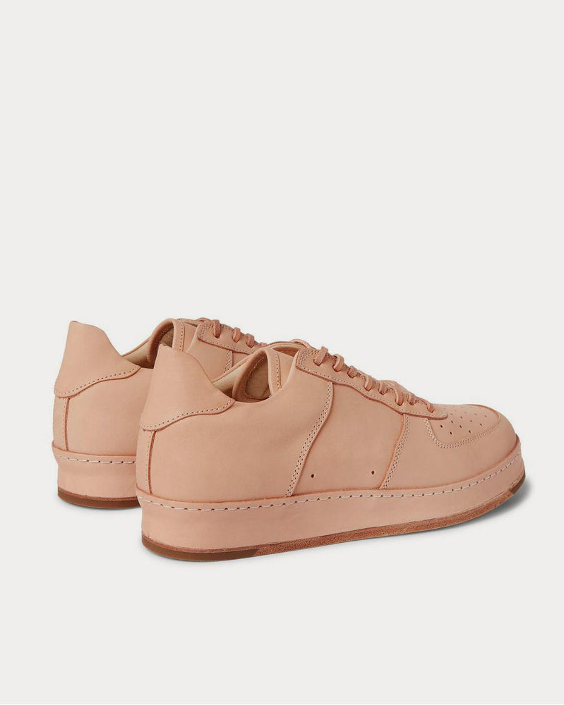 Hender Scheme Full-Grain Leather  Ecru low top sneakers - 3