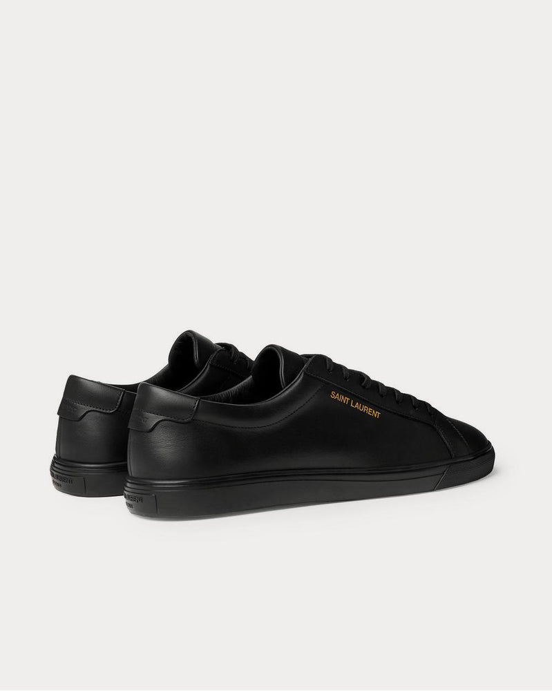 Saint Laurent Andy Leather  Black low top sneakers - 3