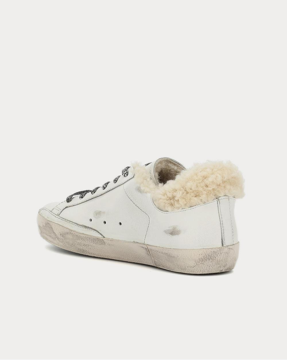 Golden Goose Superstar shearling-lined Silver Star White  Low Top Sneakers - 3