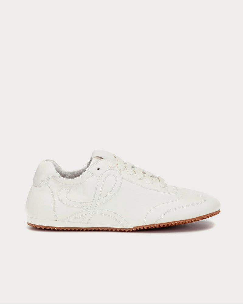 Loewe Ballet Runner leather Soft White Low Top Sneakers - 1