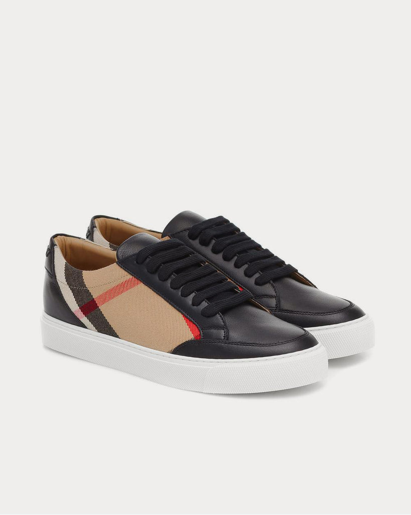 Burberry salmond 2025 leather sneakers