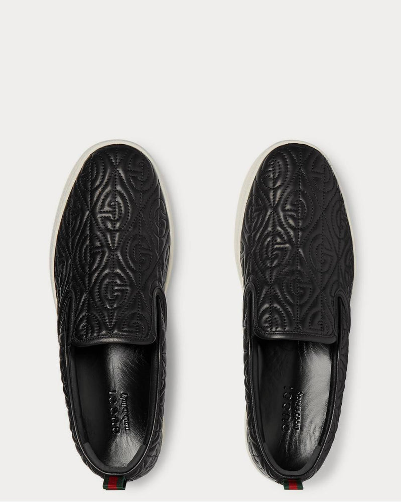 Gucci Dublin Quilted Leather Slip-On  Black slip on sneakers - 6