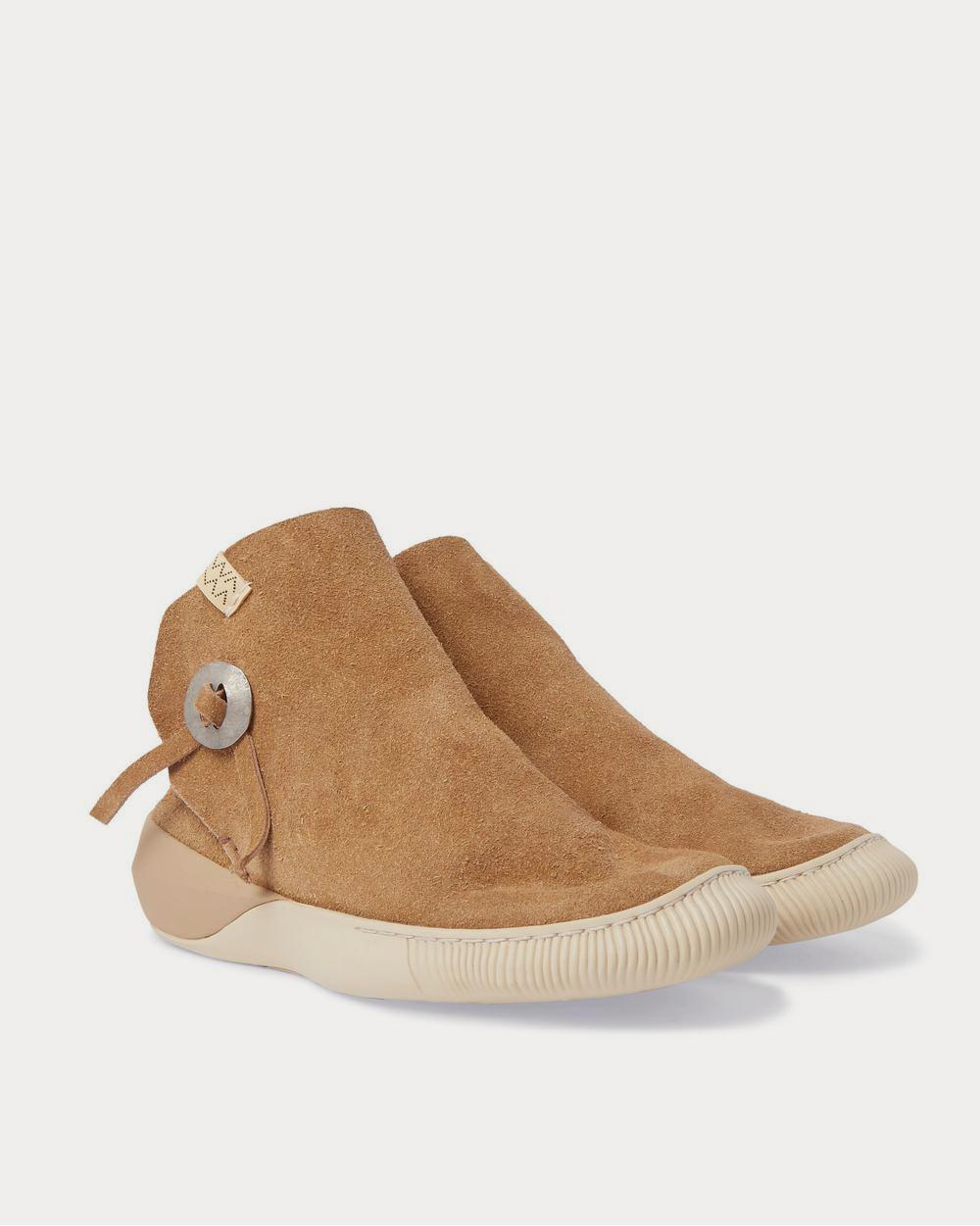 Visvim Gila Moc Mid II Suede High-Top  Brown high top sneakers - 2