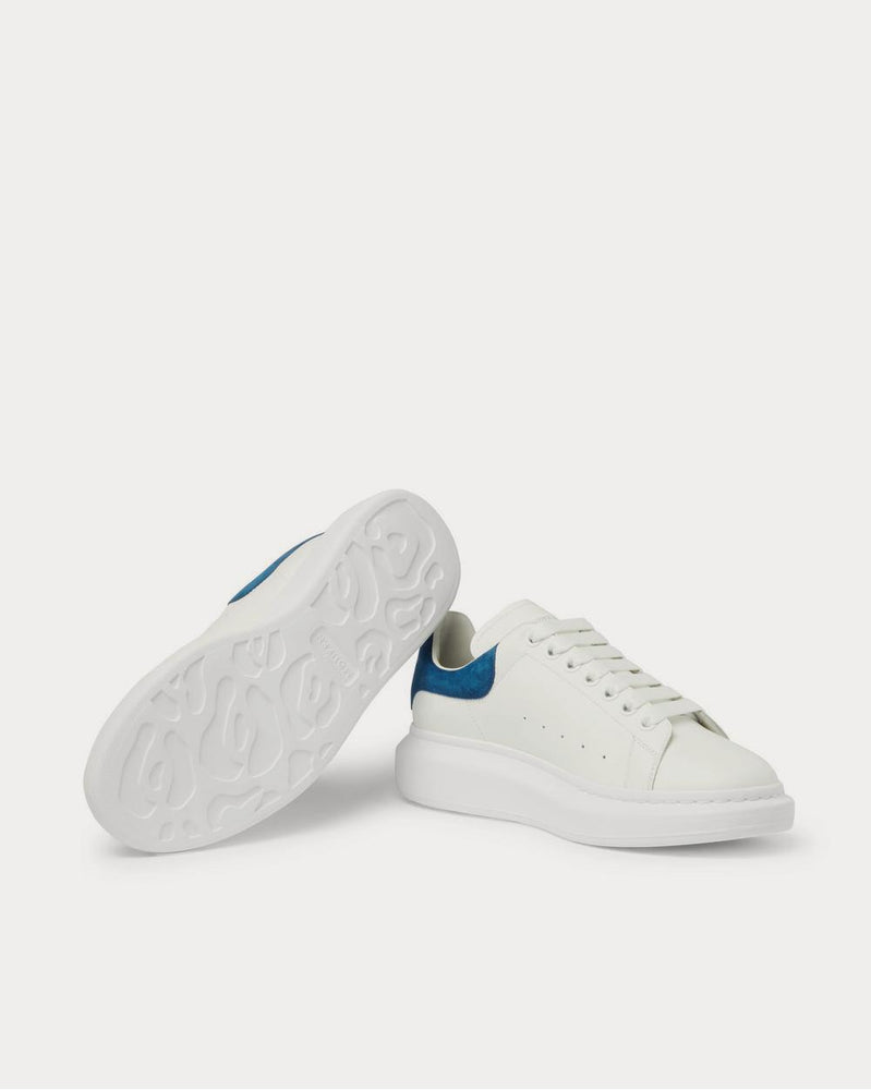 Alexander McQueen Exaggerated-Sole Leather  White low top sneakers - 3