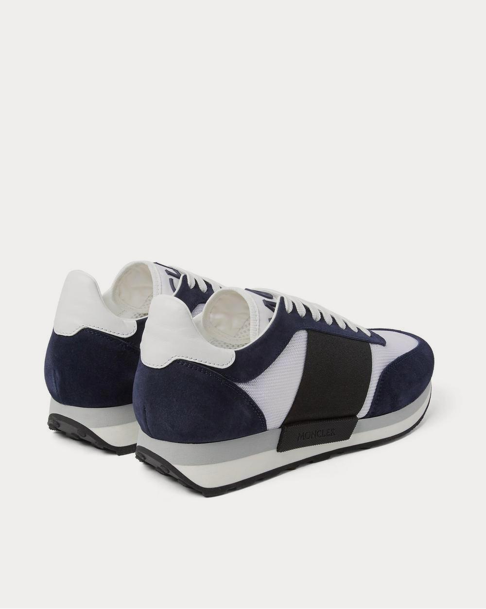 Moncler Horace Suede and Mesh  Navy low top sneakers - 4