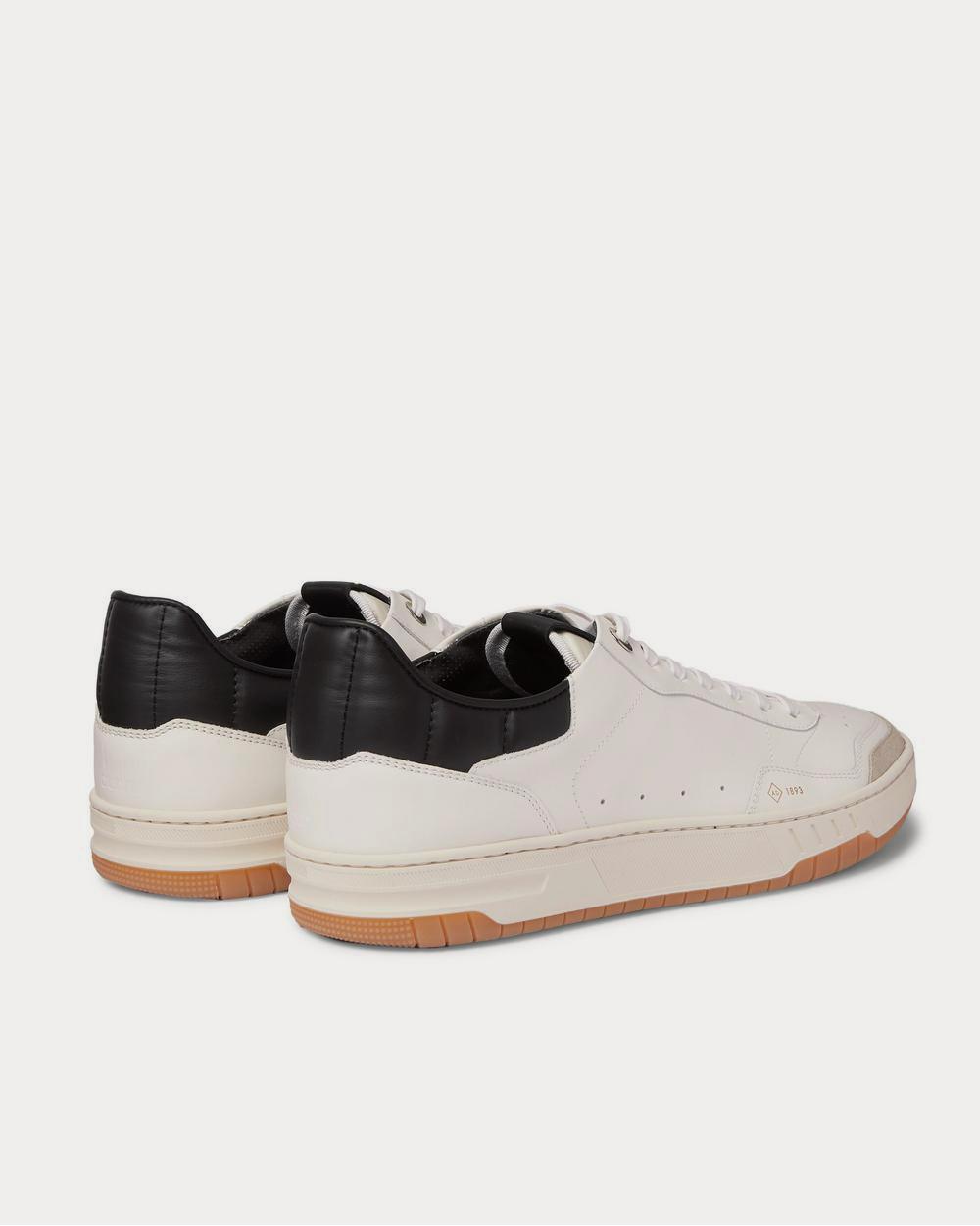 Dunhill Court Elite Suede-Trimmed Leather  White low top sneakers - 3