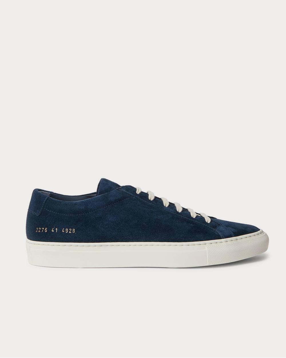 Common Projects Achilles Suede  Navy low top sneakers - 1