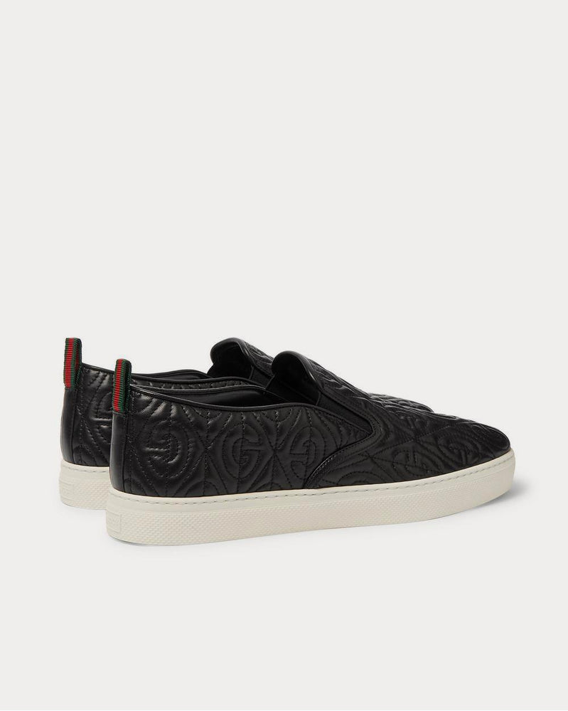 Gucci Dublin Quilted Leather Slip-On  Black slip on sneakers - 4