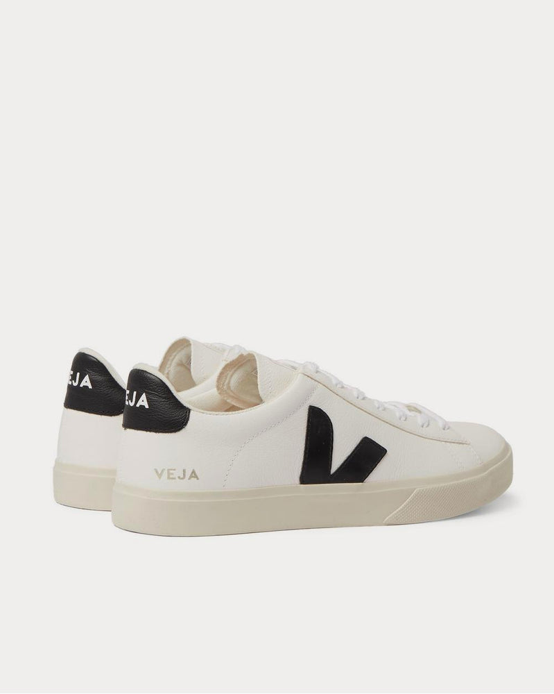 Veja Campo Suede-Trimmed Leather  White low top sneakers - 3