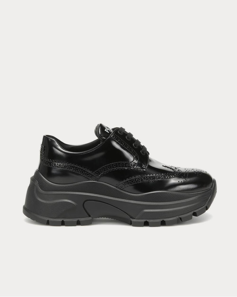 Prada Leather nero Low Top Sneakers - 1