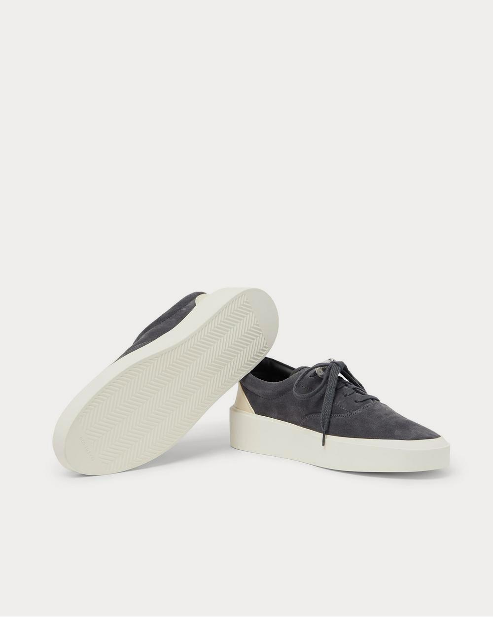 Fear of God 101 Leather-Trimmed Suede  Navy low top sneakers - 3