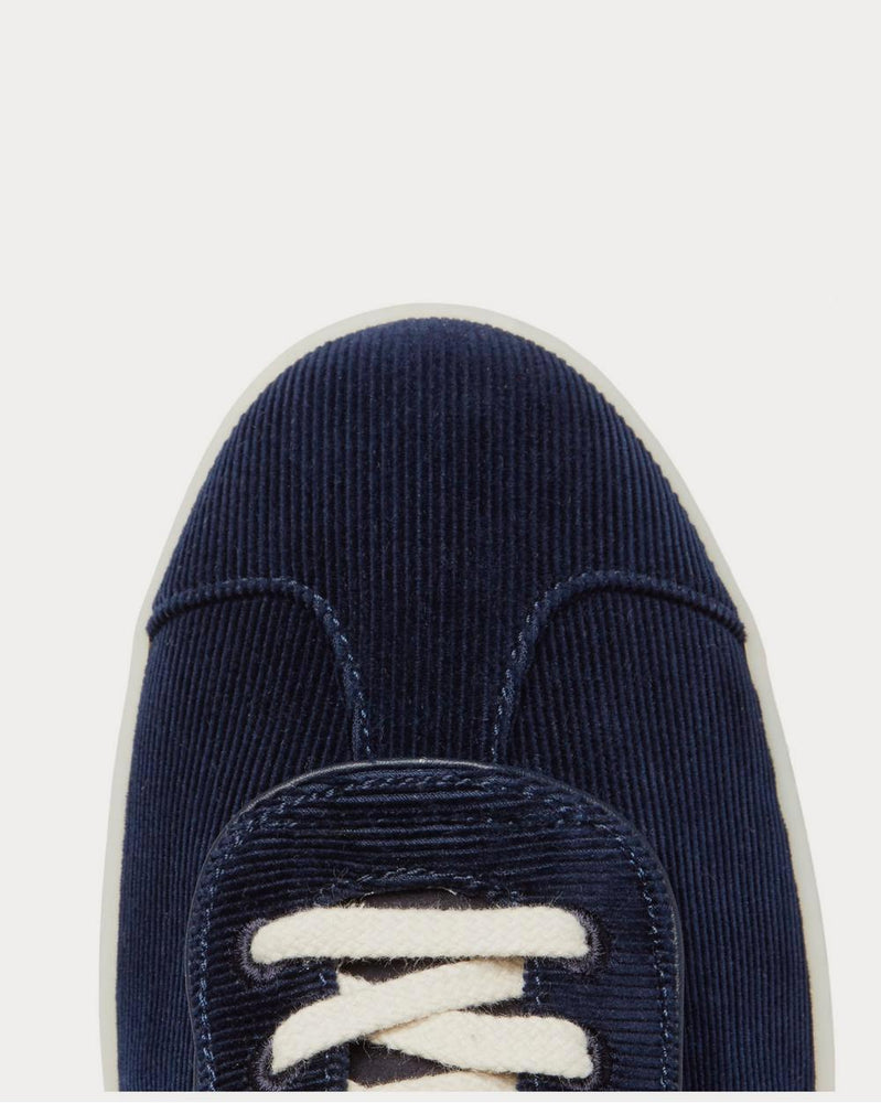 Loro Piana 70's Walk Corduroy  Navy low top sneakers - 5