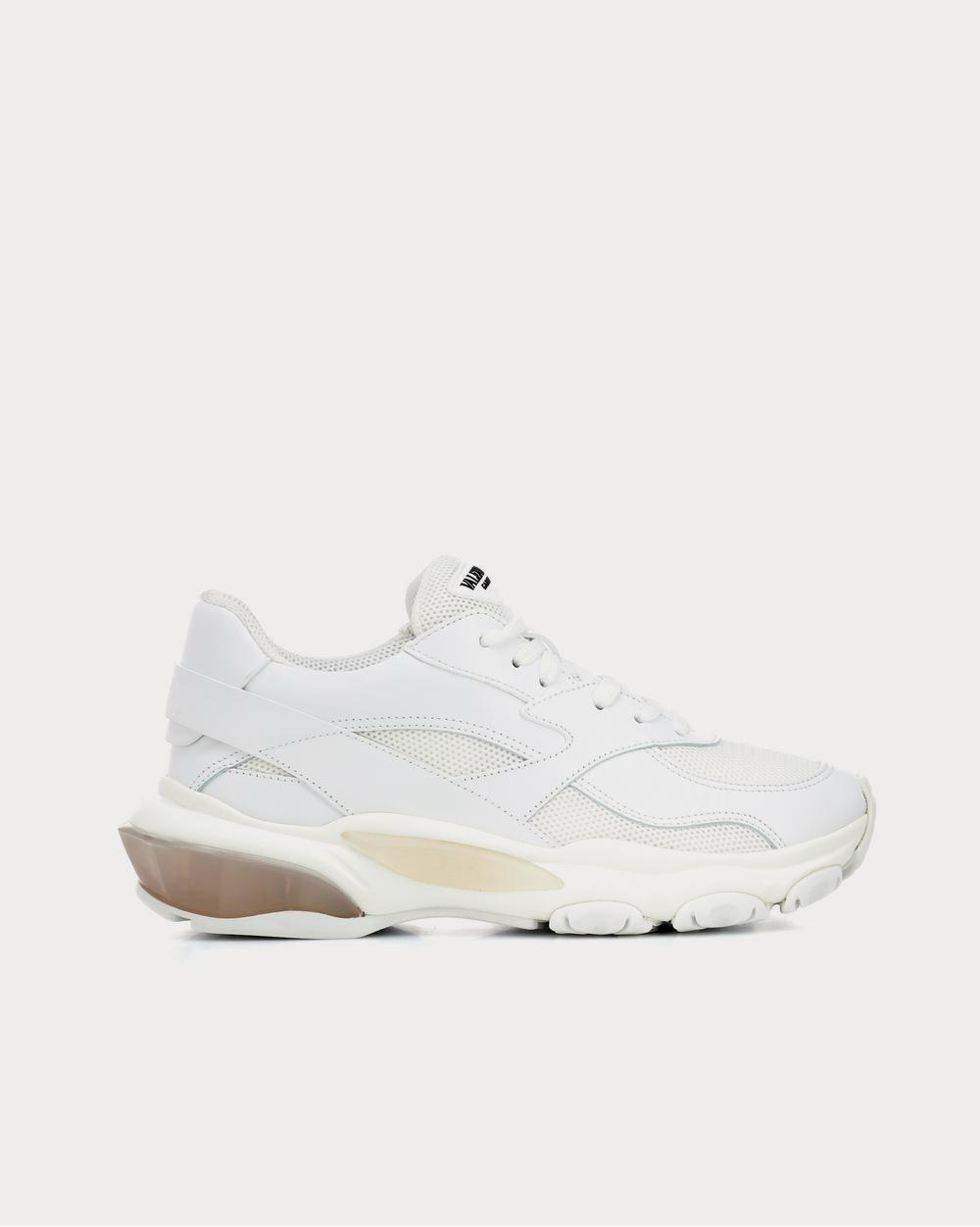 Valentino Valentino Garavani Bounce leather White Low Top Sneakers - 1