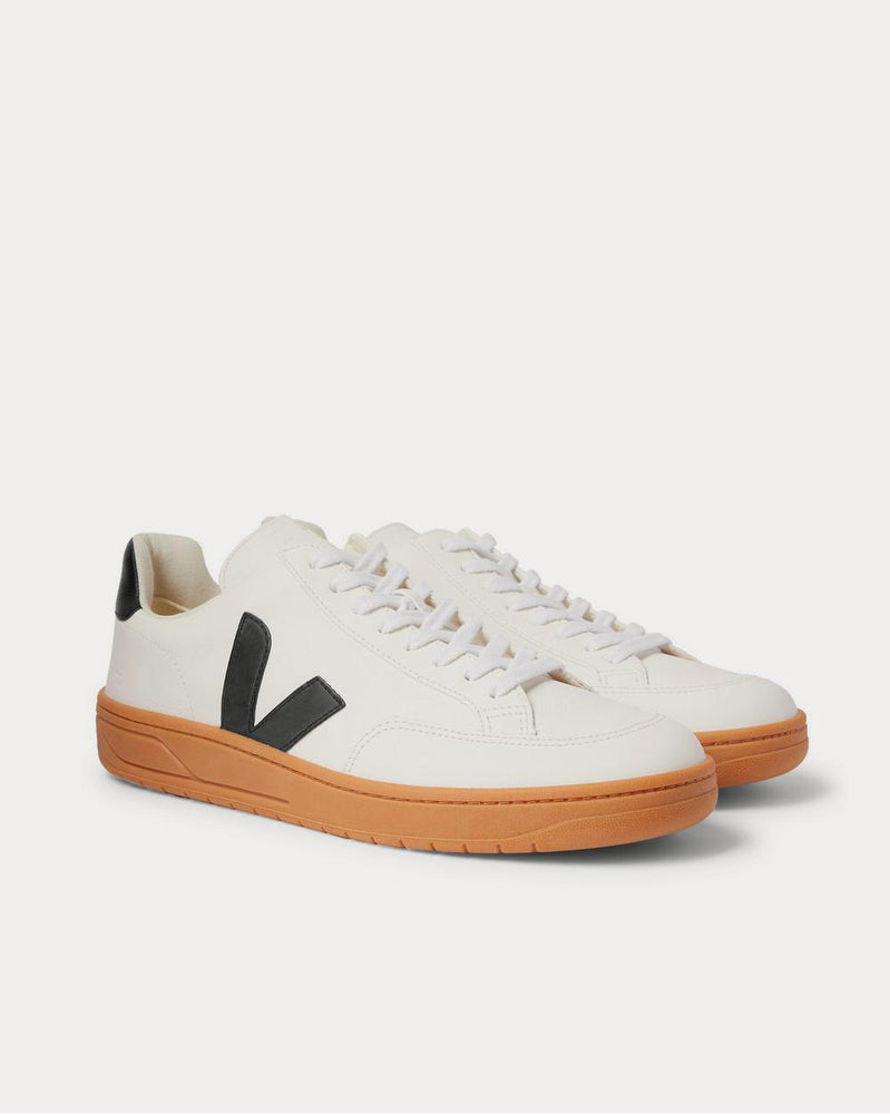 Veja V-12 Leather  White low top sneakers - 2