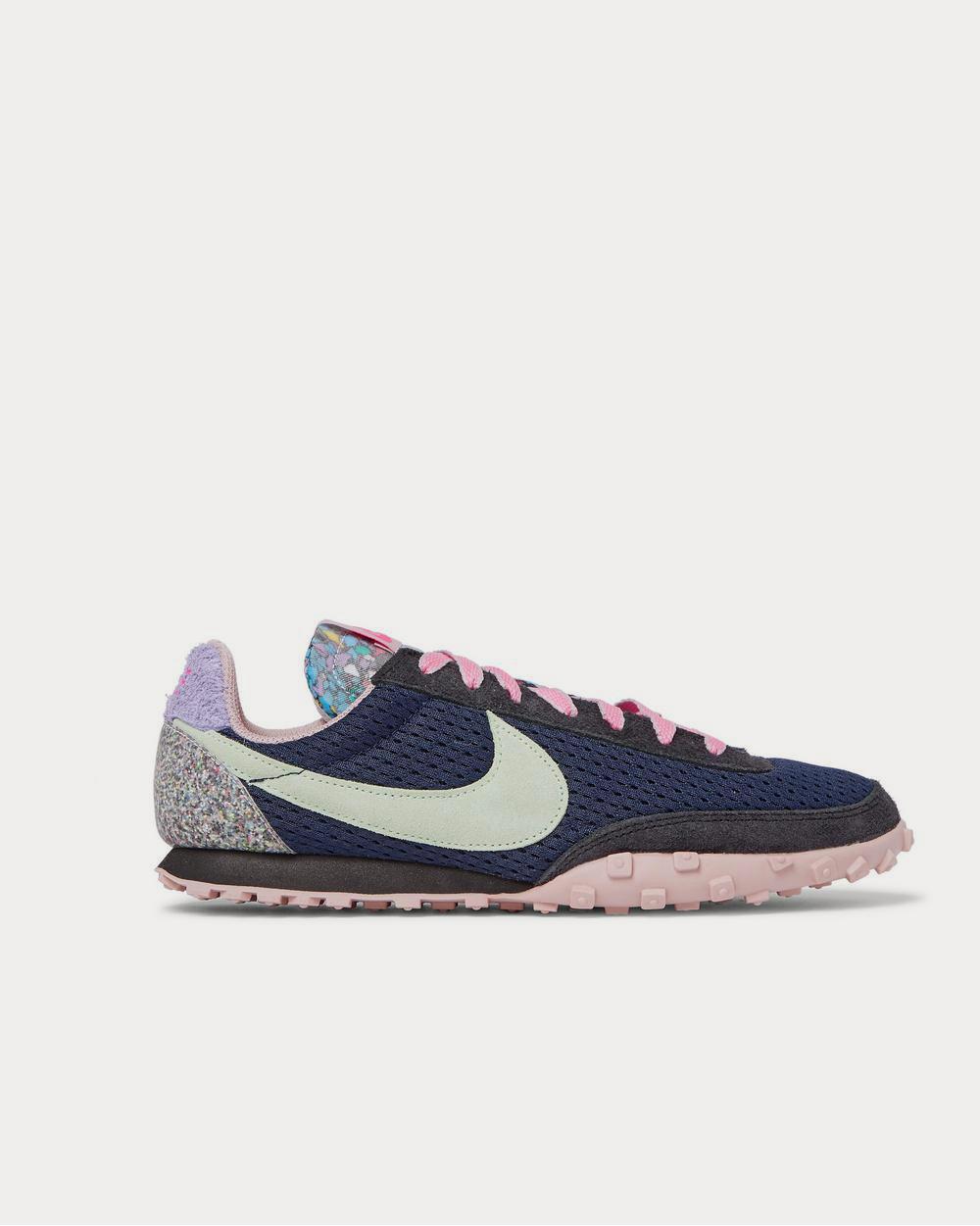 Nike Waffle Racer Mesh and Suede  Navy low top sneakers - 1