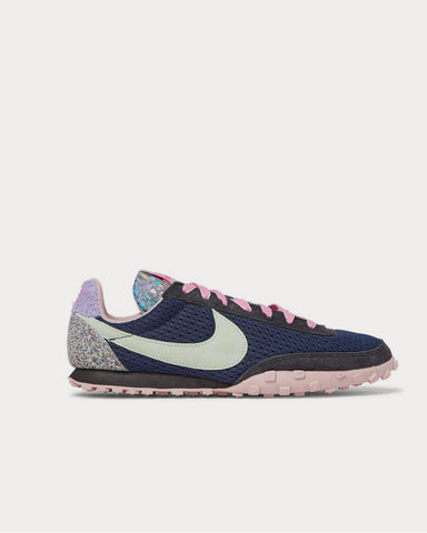 Nike Waffle Racer Mesh and Suede  Navy low top sneakers