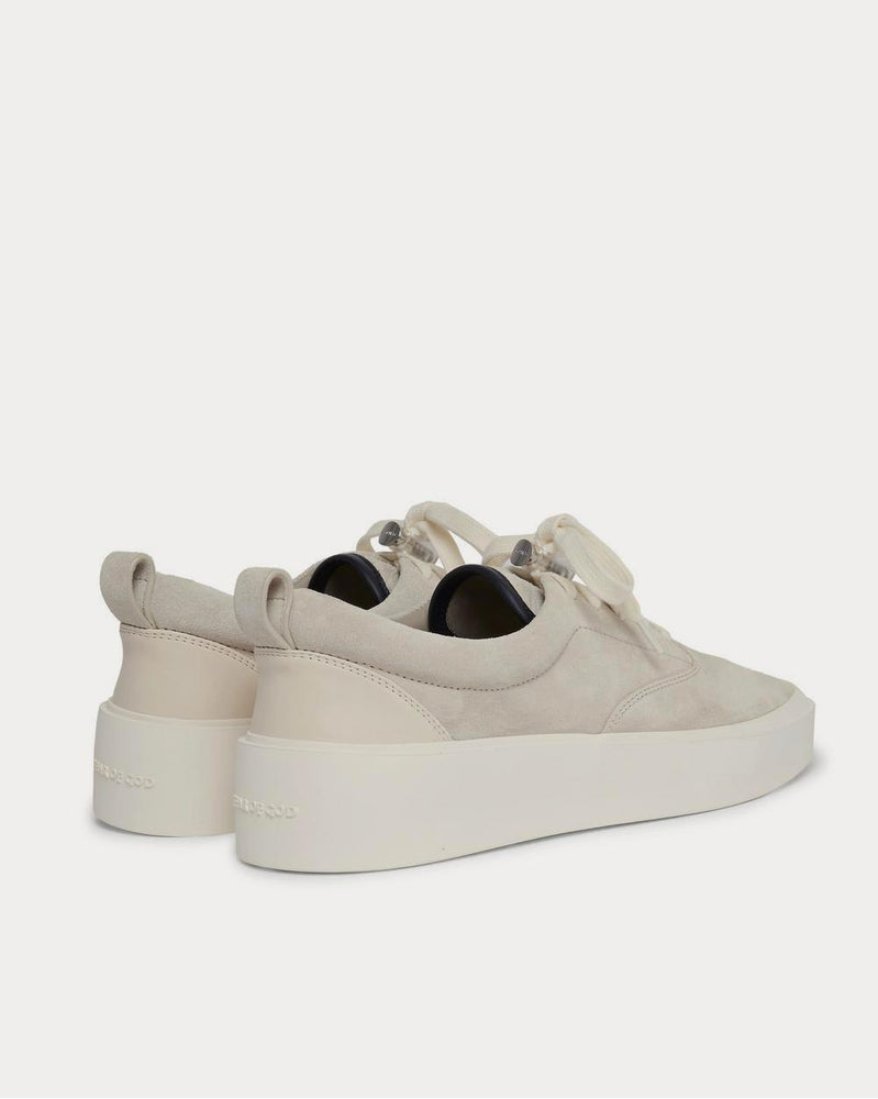 Fear of God 101 Leather-Trimmed Suede  Light gray low top sneakers - 4