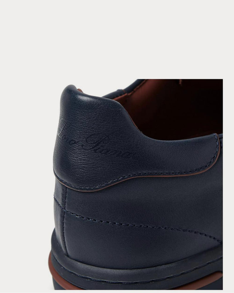 Loro Piana Traveller Walk Leather  Navy low top sneakers - 5