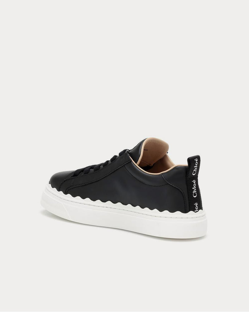 Chloé Lauren leather Black Low Top Sneakers - 3