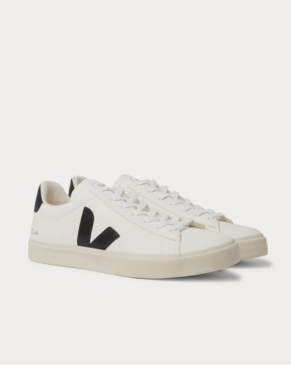 Veja Campo Suede-Trimmed Leather  White low top sneakers - 2