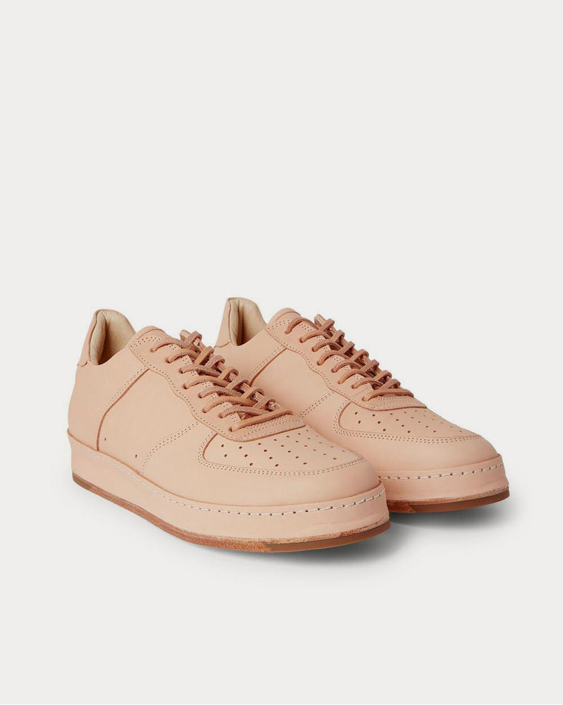 Hender Scheme Full-Grain Leather  Ecru low top sneakers - 2