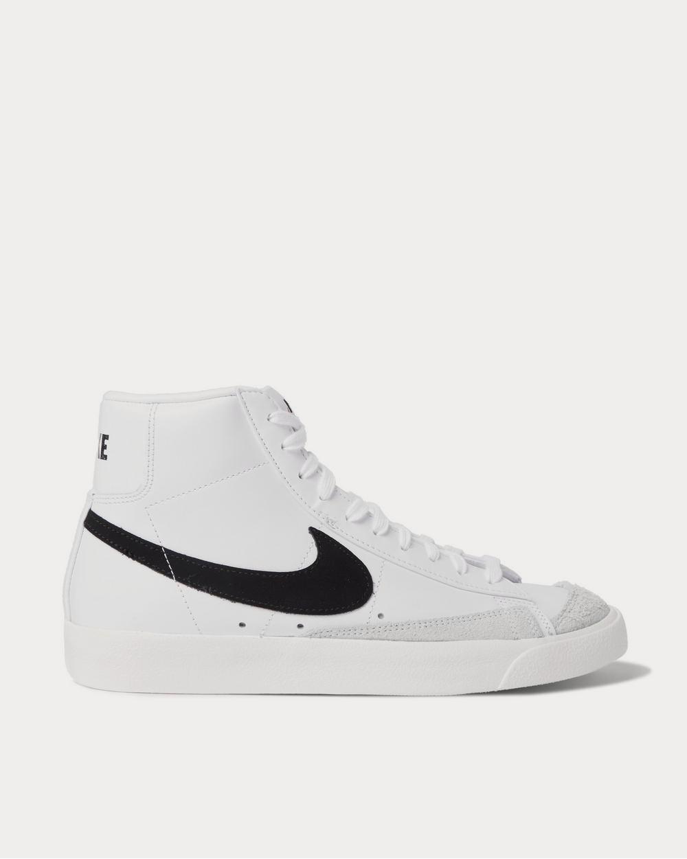 Nike Blazer Mid '77 Suede-Trimmed Leather  White high top sneakers - 1