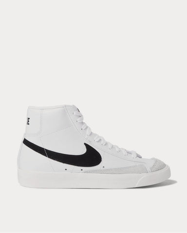 Nike Blazer Mid '77 Suede-Trimmed Leather  White high top sneakers