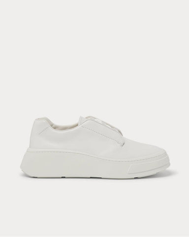 Prada Leather  White low top sneakers