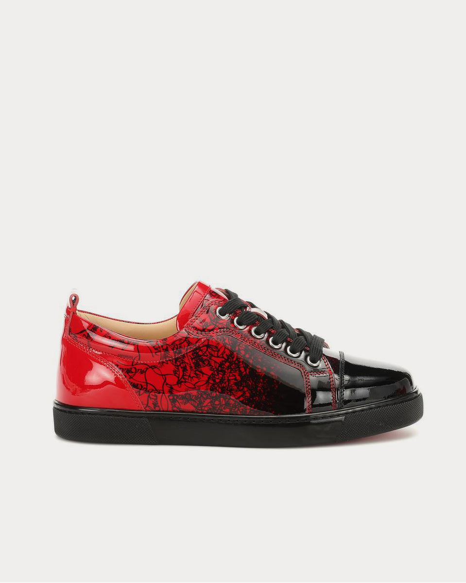 Louboutin sneakers red best sale