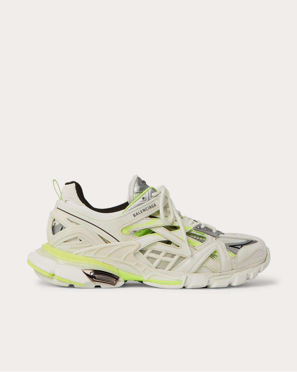 Balenciaga Track.2 Nylon, Mesh and Rubber  White low top sneakers - 1